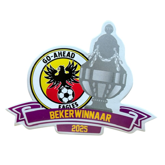 Sticker bekerwinnaar 2025 (24 stuks)